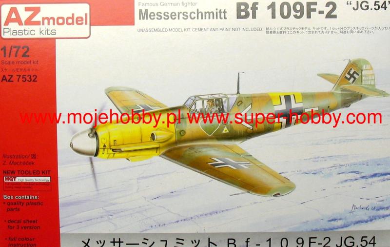 72 AZ Bf-109F-2 + Eduard SS475 + Quickobbost tropical filter, exhausts + Lifelike Marseille matrica 8500Ft