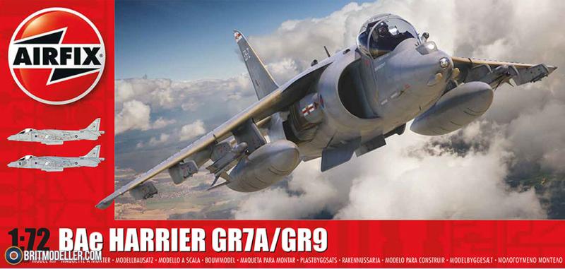 72 Airfix Harrier Gr.7,9 + MH instrument panel 8500Ft