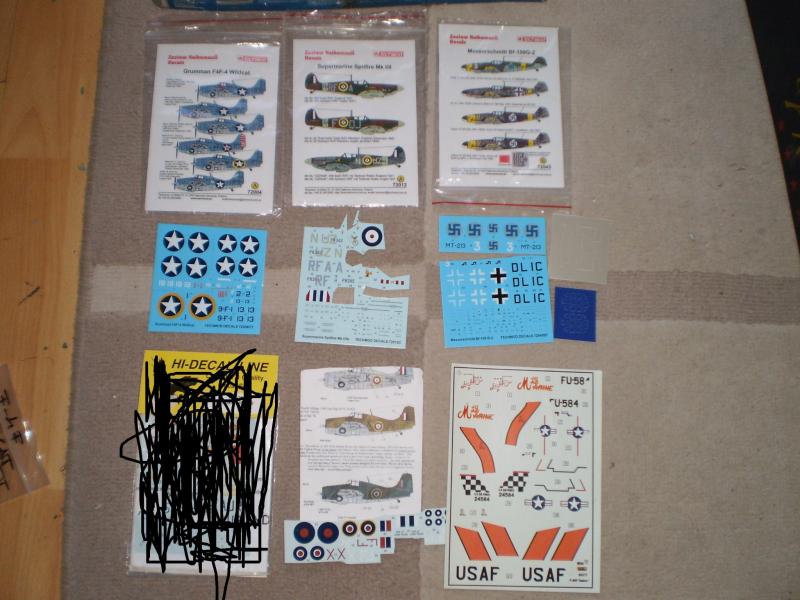 PA250175

1/72:
F-4F Techmod 1000 ft
Spitfire Techmod 800 ft
Bf-109 G2 Techmod 1200 ft
Martlet Xtradecal 500 ft
F-86 Heller 300