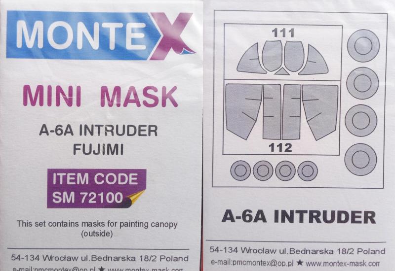 Montex SM72100 A-6A Intruder - Fujimi maszk