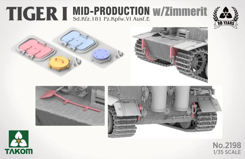 Takom 2198 Mid prod. opcionális elemei