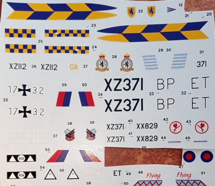 XtraDecal X026-72 Jaguar decals - maradék.