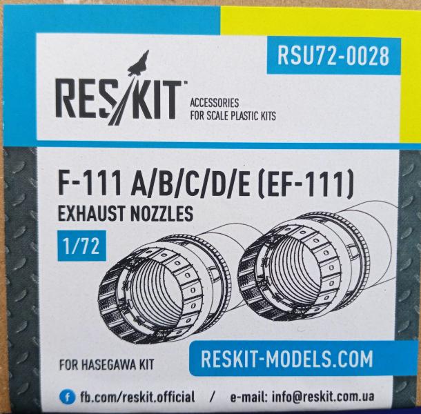 ResKit RSU72-0028 F-111A, EF-111 Raven exhaust