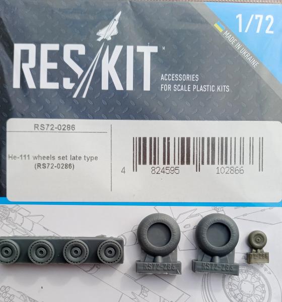 ResKit RS72-0286 He-111 Late wheels