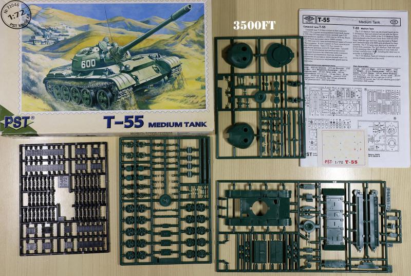 T-55 Medium Tank PST 1-72_