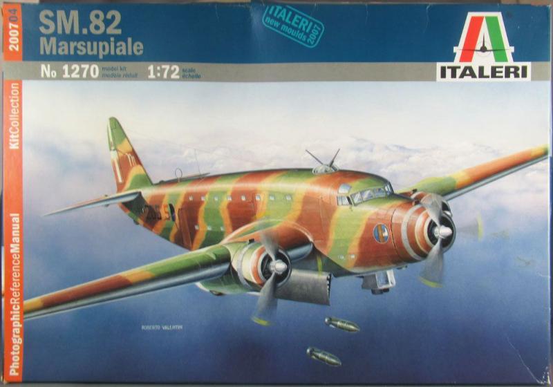 72 Italeri SM.82 + Eduard mask 14000Ft