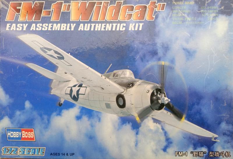 HobbyBoss FM-1, F4F-4 Wildcat doboz