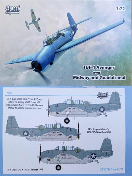 Sword SW72136 TBF-1 Avenger