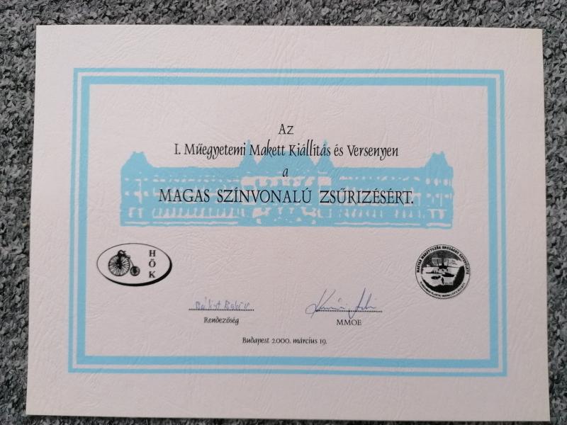 2000.03.19. Budapest - EMLÉKLAP