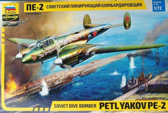 72 Zvezda Pe-2 + Eduard 73689, mask +Quickboost air intakes, exhausts + RES-KIT wheels 11000Ft