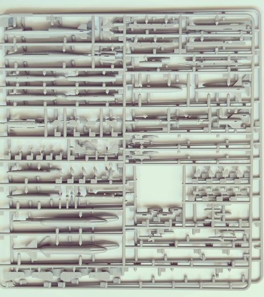 Fegyverzet_NATO-GBU-24-31-38-49_HARM_AIM-9_Kinetic_1-48_két keret_3000Ft