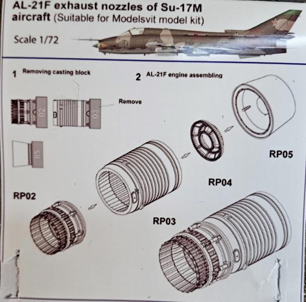 Su-17, Su-22M AL-21F engine rajz  Amigo