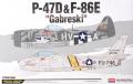 P-47D & F-86E