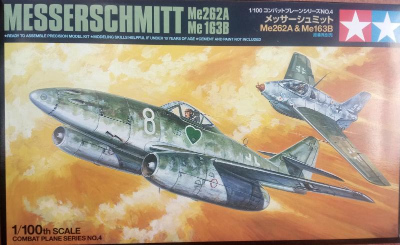 1-100 Tamiya Me-262A,, Me-163B