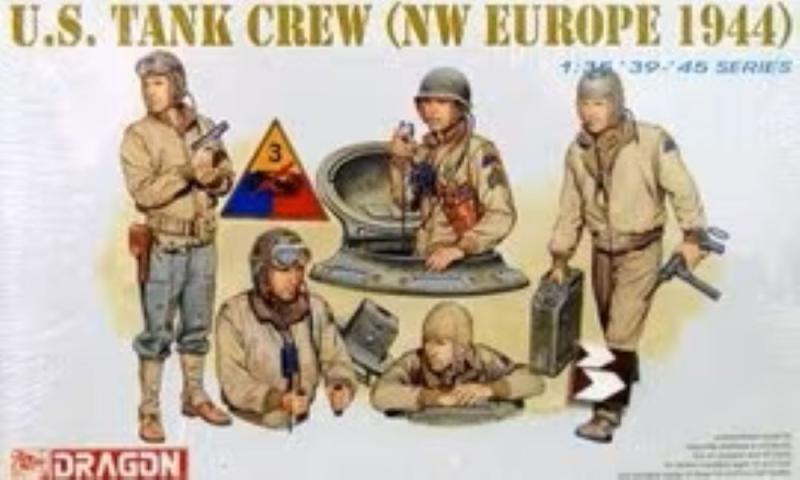 Dragon 6054 US tank crew NWE 1944