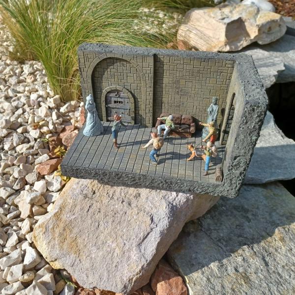 1/35 Ghost dungeon visiting diorama