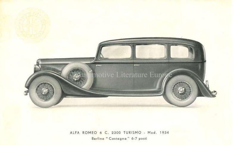 Alfa-Romeo 6C 2300 Berlina - Castagna 1934