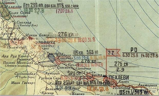 Az Iránt megtámadó szovjet csapatok 1941-ben