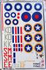 B-25 C-J  Mitchell decals