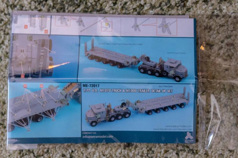 1/72 Tetra Model Works ME-72017 M1070 & M1000 w/D9R Detail-Up Set - 8500 HUF