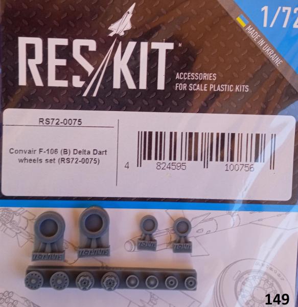 ResKit RS72-0075 F-106 Delta Dart wheels