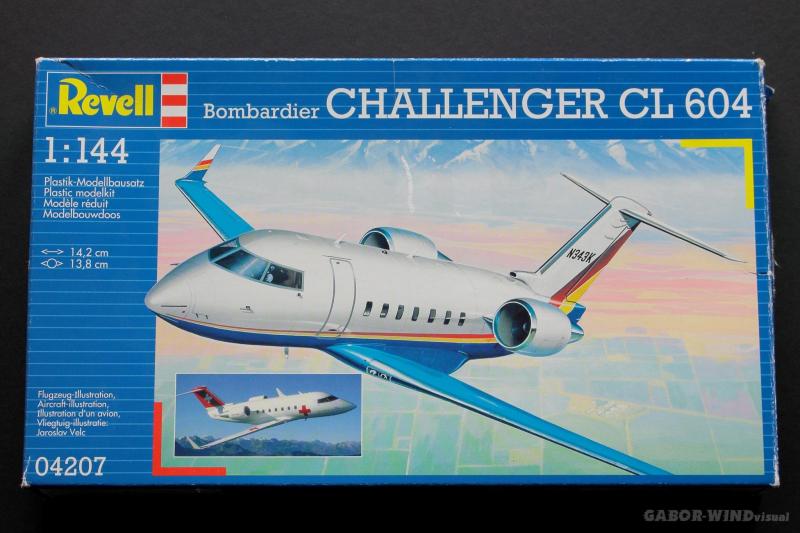 A Challenger doboza

Bombardier CL-604
Revell 1:144