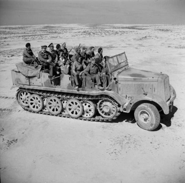 SdKfz.8. Észak-Afrikában