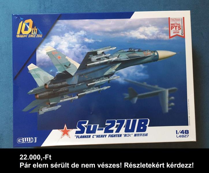 Su-27UB 22.000,-Ft pár elem sérült!

További részletekért kérdezz bátran! ;)