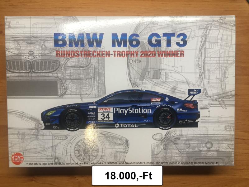 NuNu 1-24 BMW M6 GT3 PS 18.000,-Ft