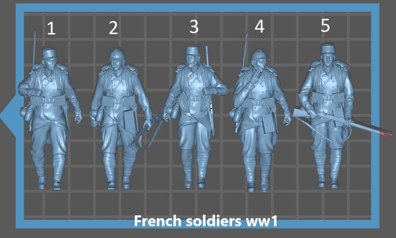French soldiers ww1