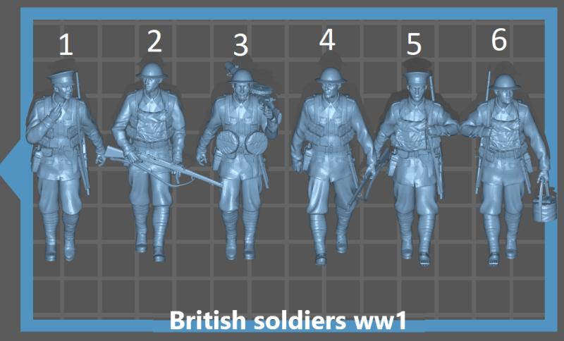 british soldiers ww1