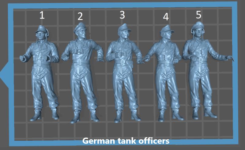 German tank officers