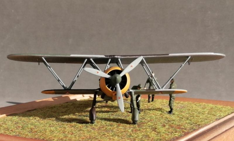 Fiat CR.42 Falco - Italeri 1:72
Seres Albert gépe (V-202)
Magyar Királyi Honvéd Légierő "Kőr Ász" vadászrepülő század