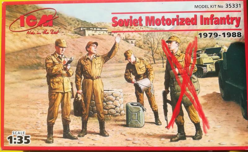 2500 Soviet motorized infantry Egy figura hiányzik