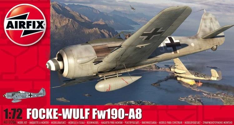 72 Airfix Fw-190A-8 3500Ft