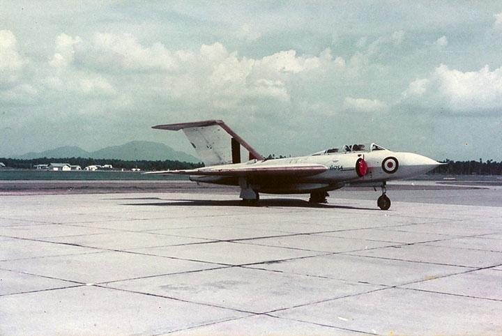 Az XH754 lajstromjelű Gloster Javelin Butterworth-ben