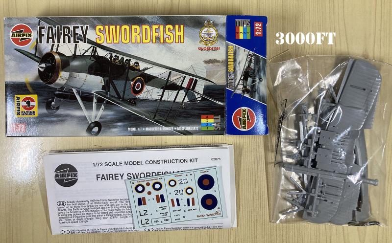 2025-01-08 Fairey Swordfish Airfix 1-72 3000Ft_