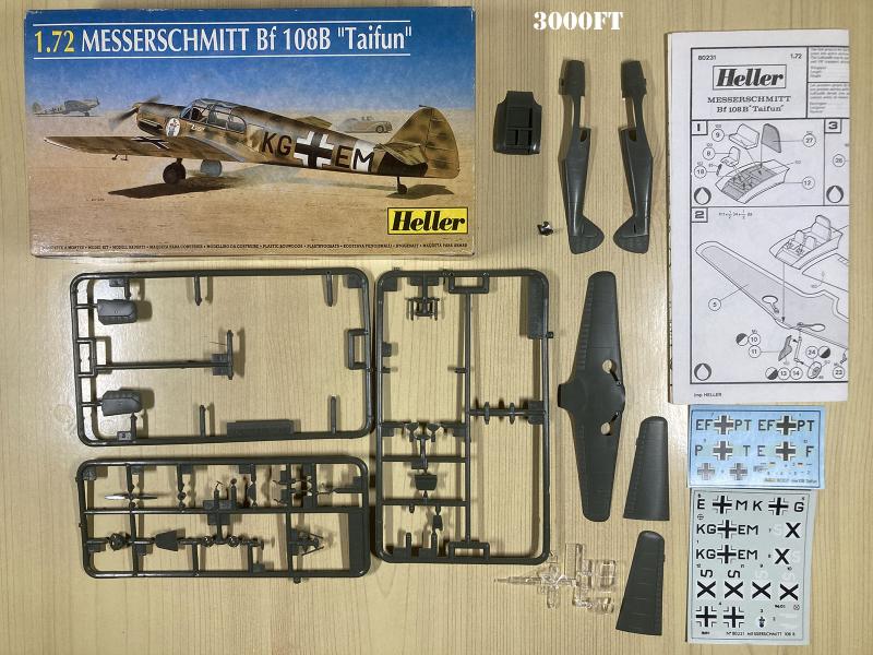 2025-01-21 Bf 108B Heller 1-72 3000Ft_