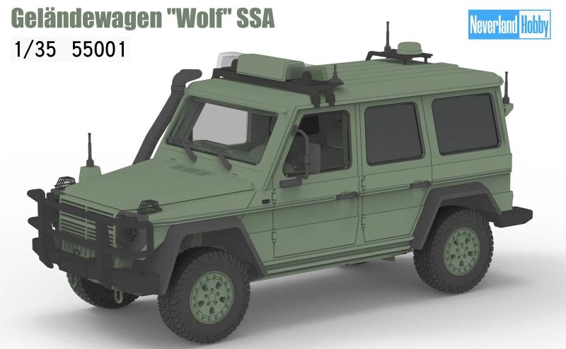 Geländewagen Wolf SSA 35 scale Kit 55001  (1a)