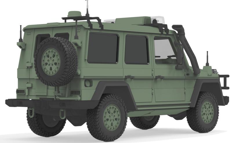 Geländewagen Wolf SSA 35 scale Kit 55001  (1)