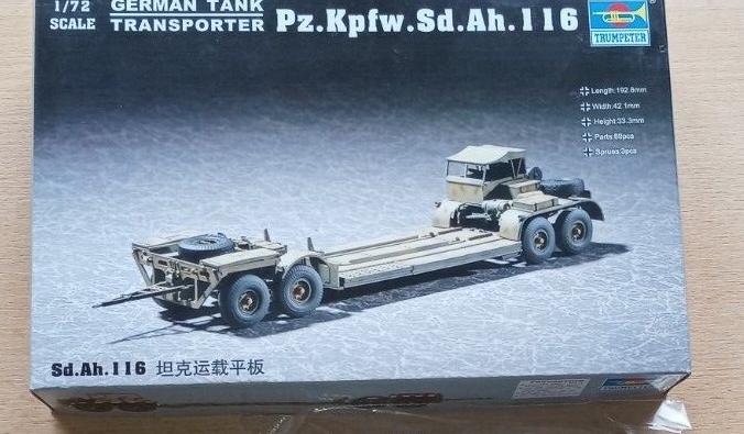 Trumpeter tank transporter (4200)