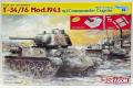 Dragon 6757 T-34-76 Mod.1943 w. Commander Cupola No.183 Factory  22,000.- Ft