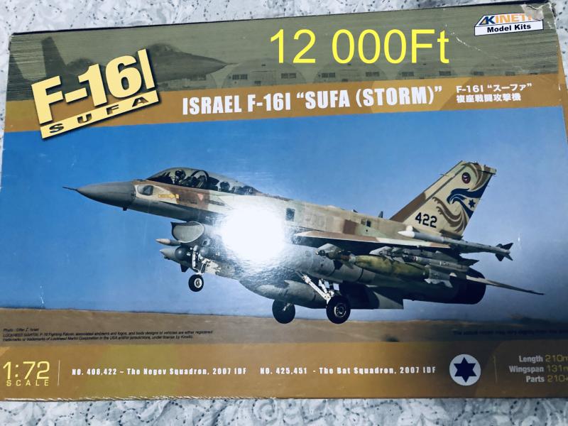 1:72 Kinetic F-16I sufa