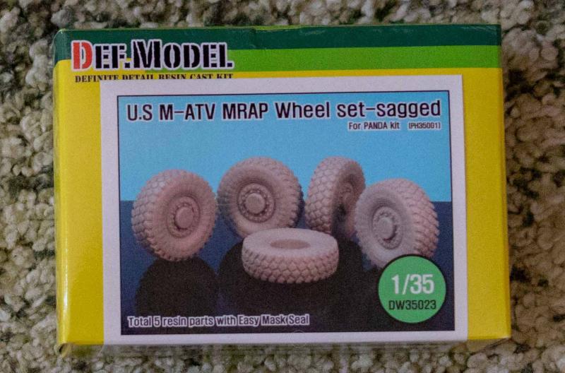 1/35 DEF.MODEL DW 35023 M-ATV MRAP wheel set-sagged - 8500HUF