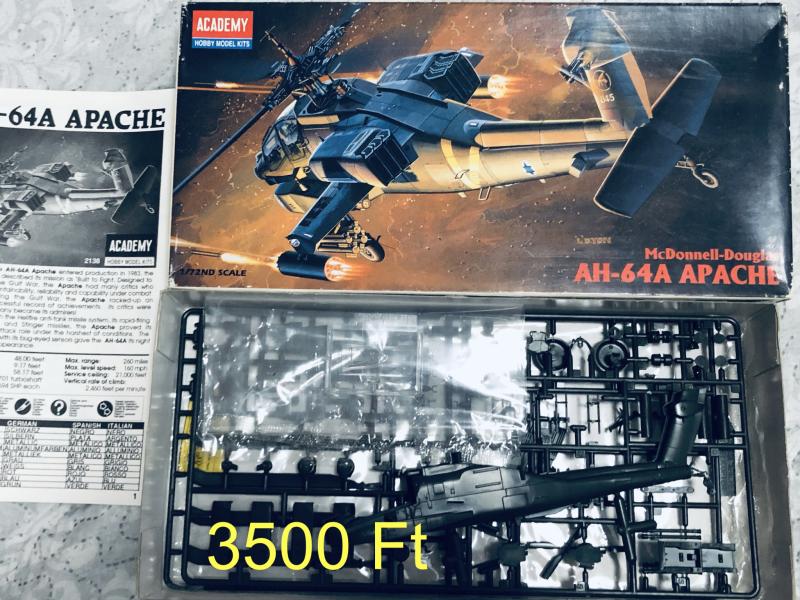 1:72 academy AH-64A