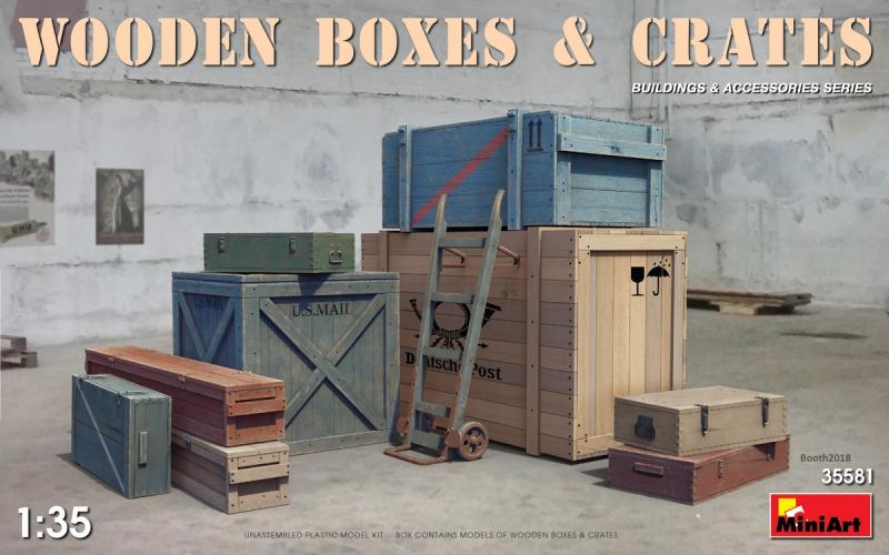 MiniArt 35581 Wooden Boxes & Crates  3,000.- Ft