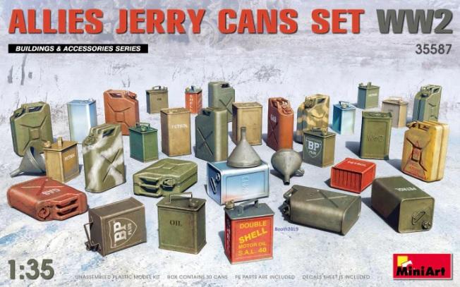 MiniArt 35587 Allies Jerry Cans Set WWII  3,000.- Ft