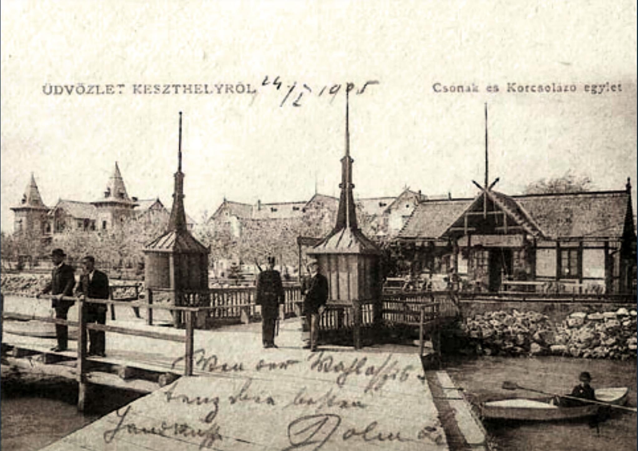 1905 Keszthely, a kísérlet helyszíne