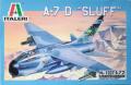 72 Italeri A-7D Corsair II hiányos matricával 4000Ft