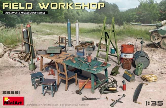 MiniArt 35591 Field Workshop  4,000.- Ft